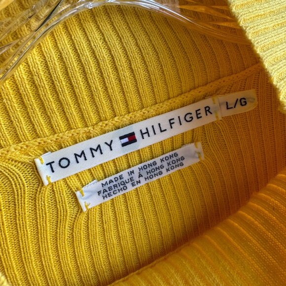 Tommy Hilfiger Long Sleeve Mock Neck Cotton Pullover Sweater  Women's Size L. - Picture 3 of 8